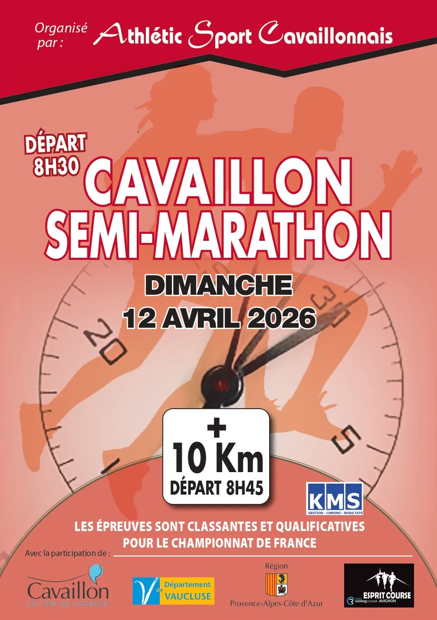 Semi marathon de Cavaillon 2026 Guide Inscription Résultats
