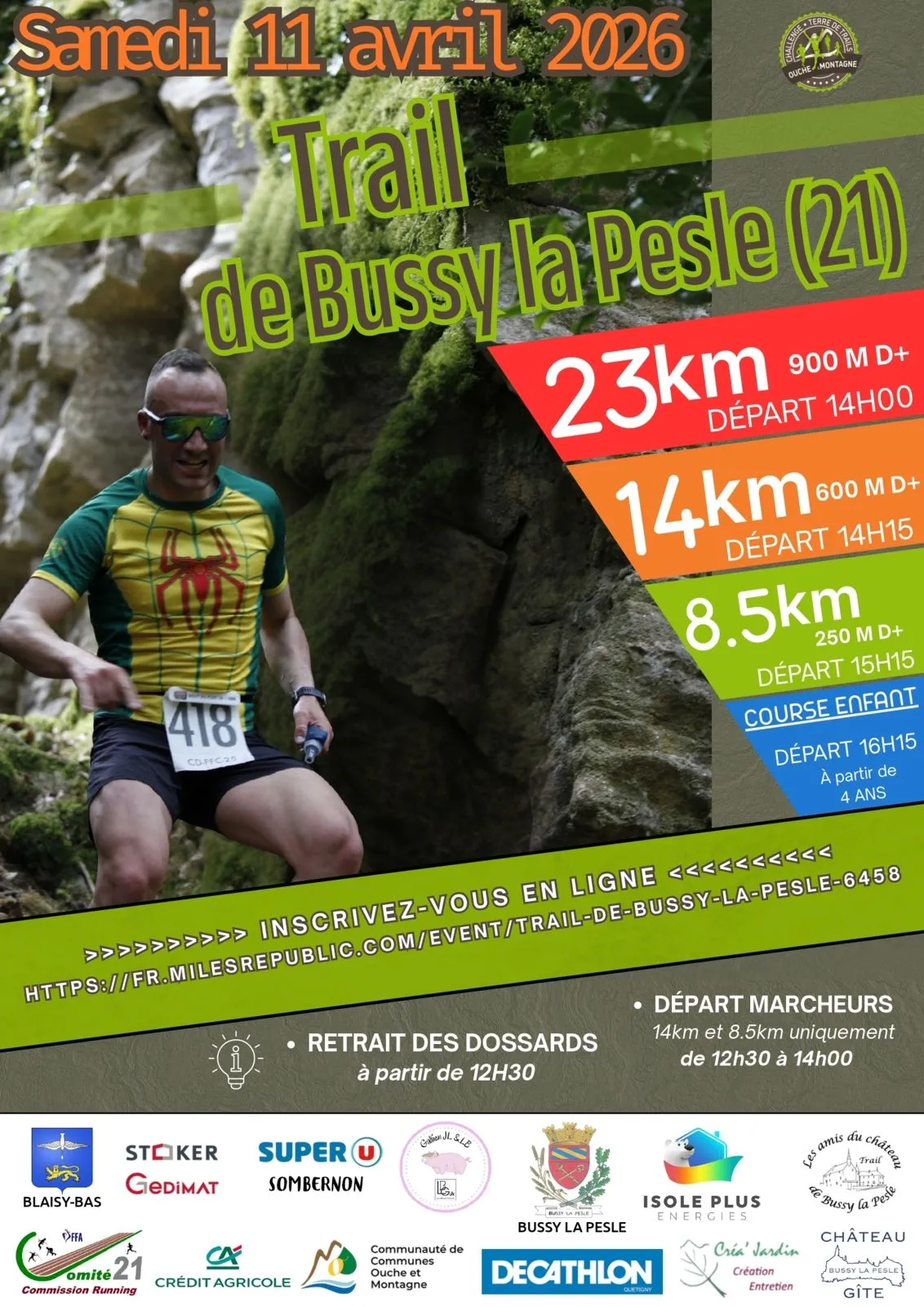 Trail de Bussy la Pesle 2026 Guide Inscription Résultats