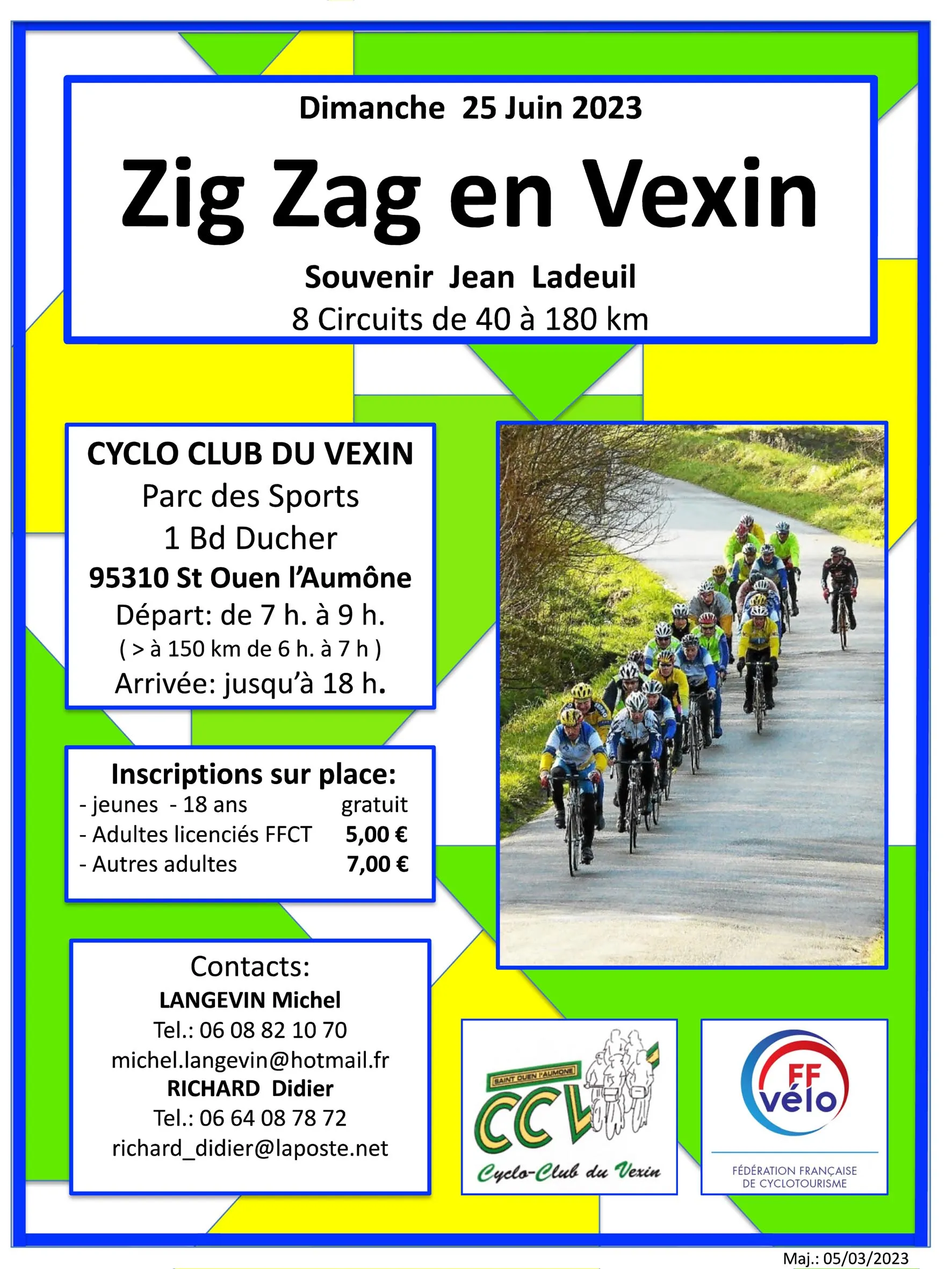 Zigzag en Vexin 2026 Guide Inscription Résultats