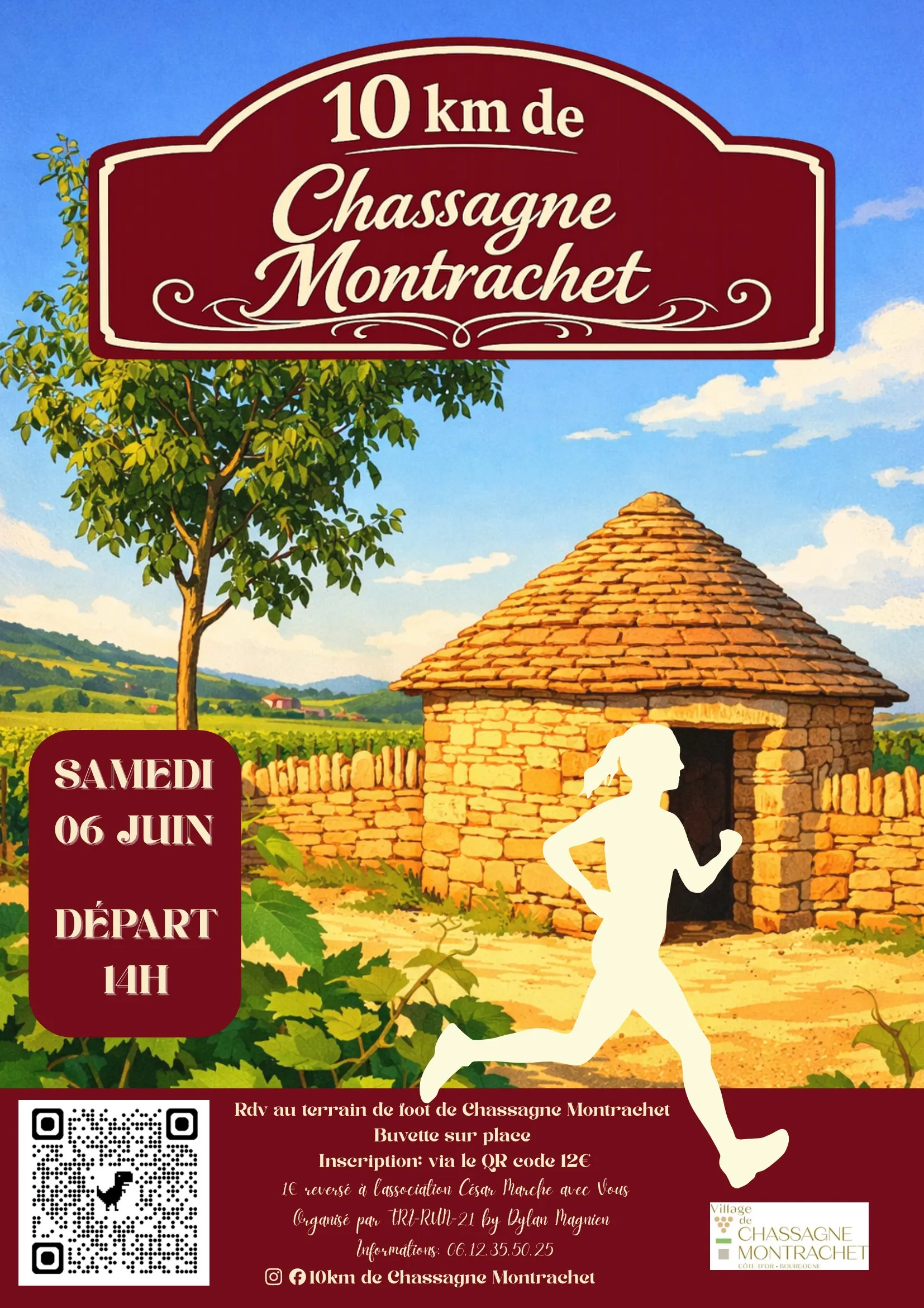 10 km de Chassagne Montrachet 2026 Guide Inscription Résultats