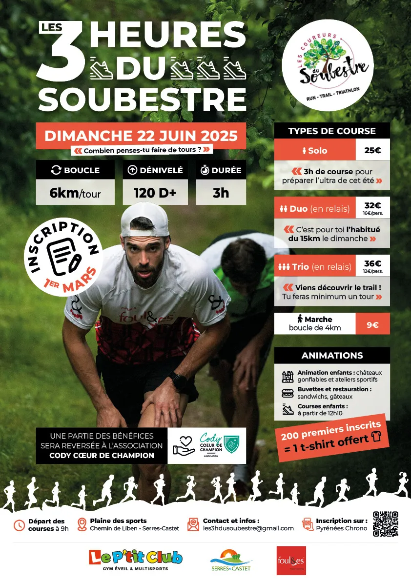 3h du Soubestre 2026 Guide Inscription Résultats