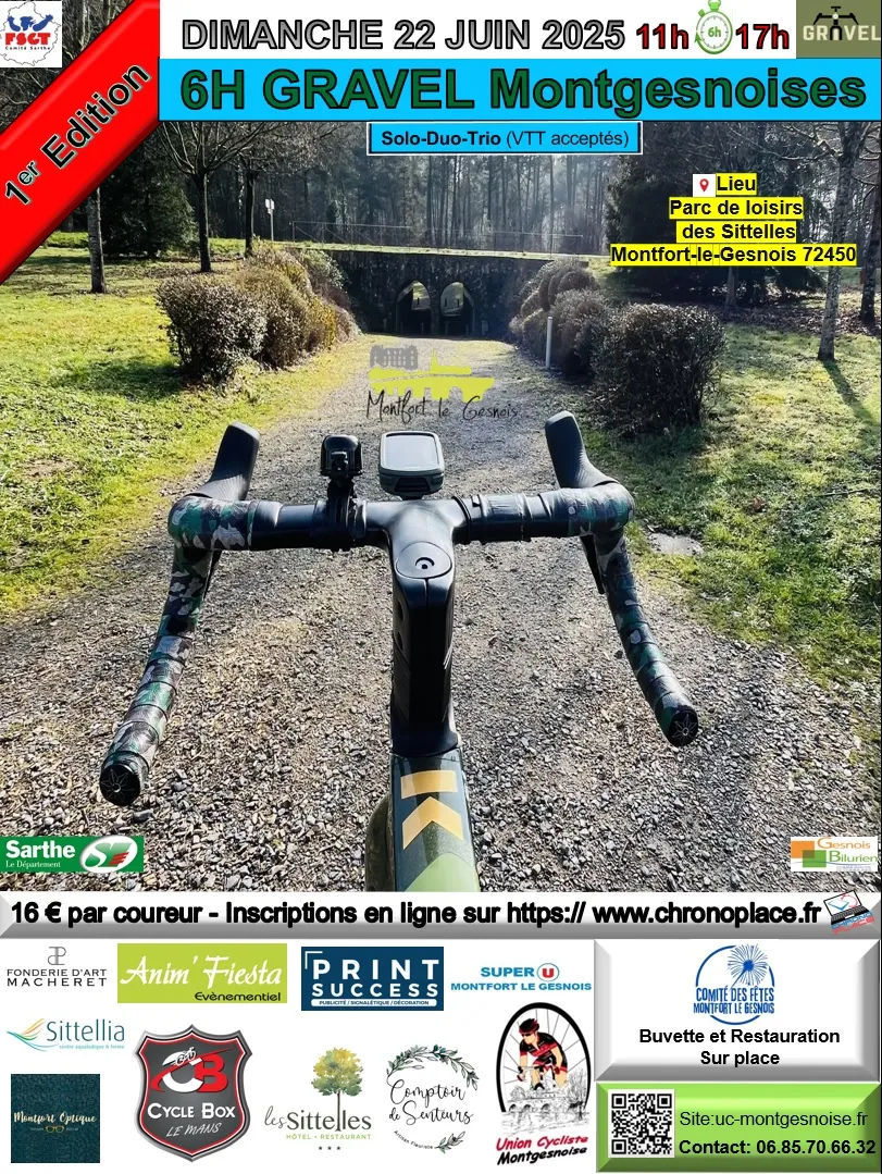 6h Gravel Montgesnoises 2026 Guide Inscription Résultats