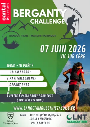 Berganty Challenge 2026 Guide Inscription Résultats