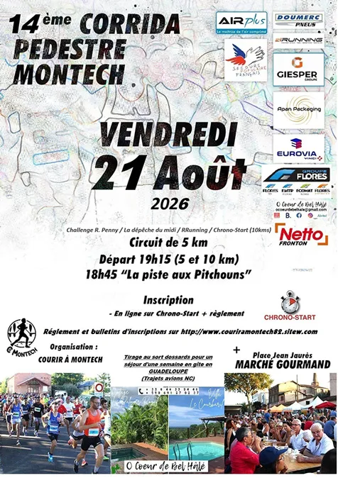 Corrida de Montech 2026 Guide Inscription Résultats