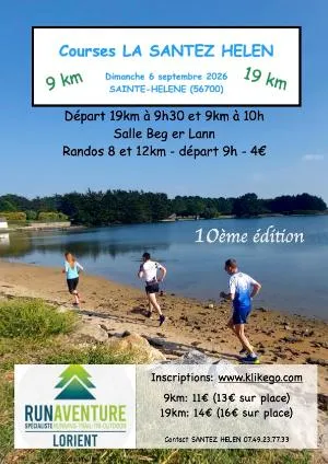 Course Santez Helen – course nature de la Ria d&rsquo;Etel 2026 Guide Inscription Résultats