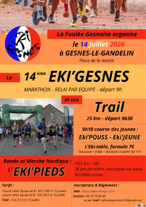 Eki&rsquo;Gesnes 2026 Guide Inscription Résultats
