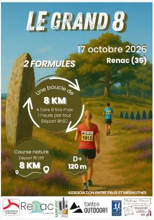 Entre Palis et Mégalithes Grand 8 2026 Guide Inscription Résultats