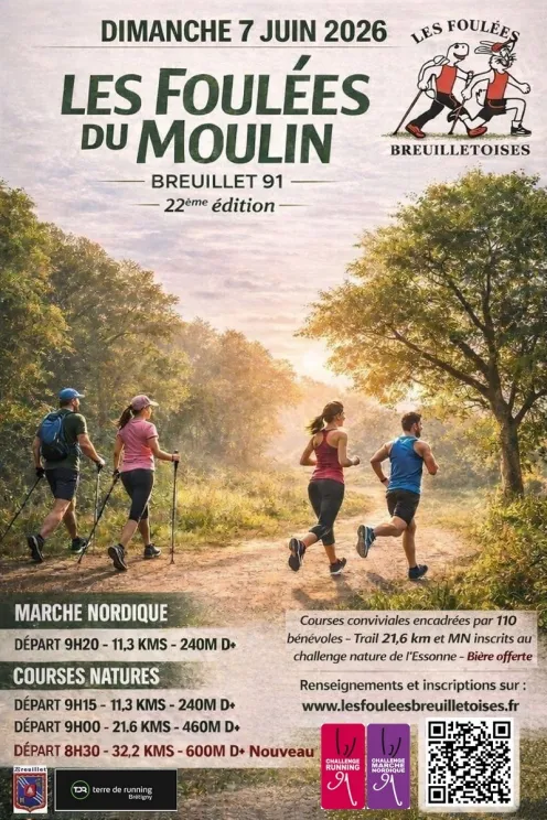 Foulées du Moulin 2026 Guide Inscription Résultats
