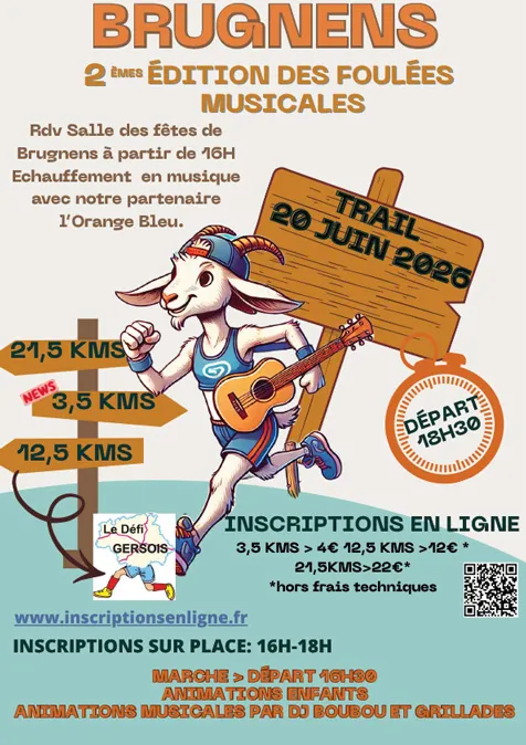 Foulées Musicales Brugnensoises 2026 Guide Inscription Résultats
