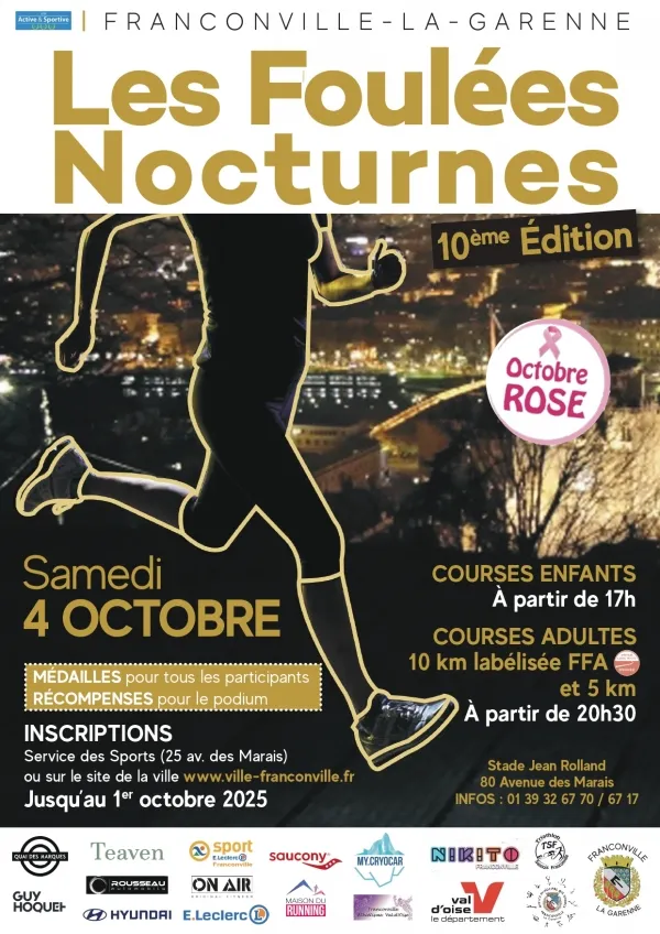 Foulées nocturnes de Franconville 2026 Guide Inscription Résultats
