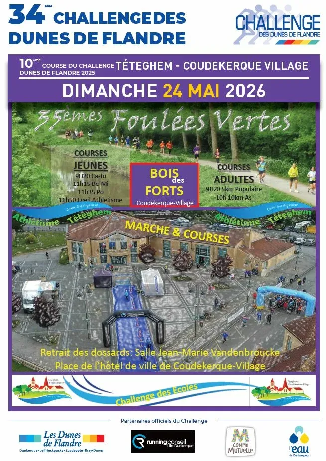 Foulées vertes de Teteghem 2026 Guide Inscription Résultats