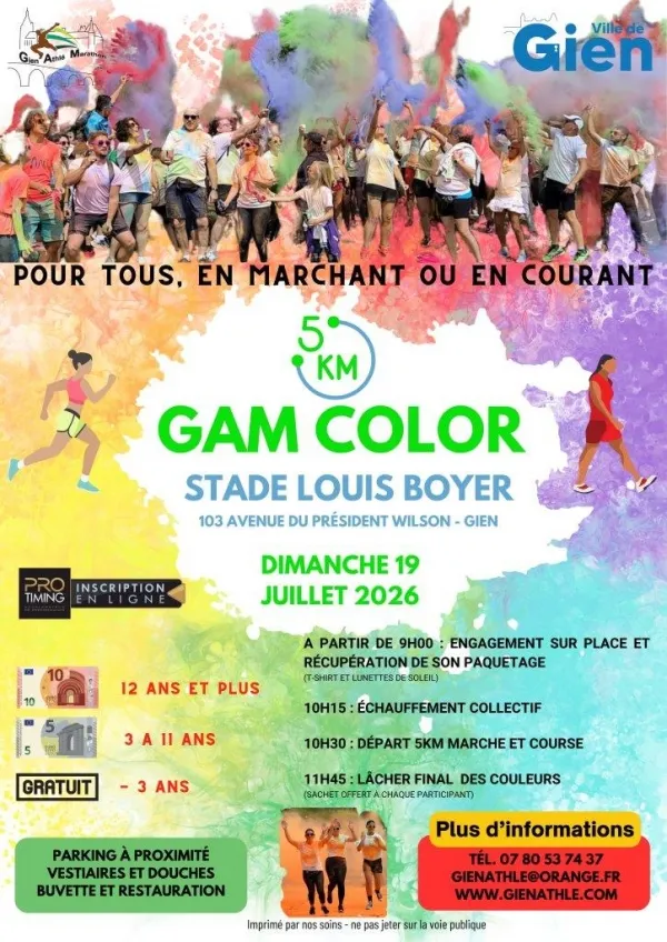 Gam Color Gien 2026 Guide Inscription Résultats