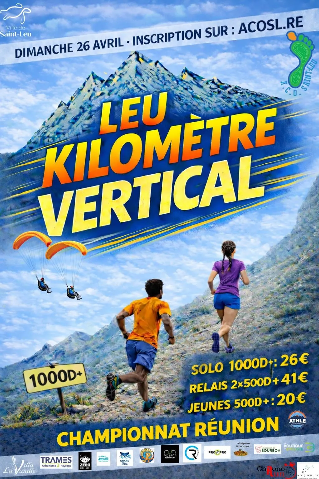 Km vertical de Saint Leu 2026 Guide Inscription Résultats