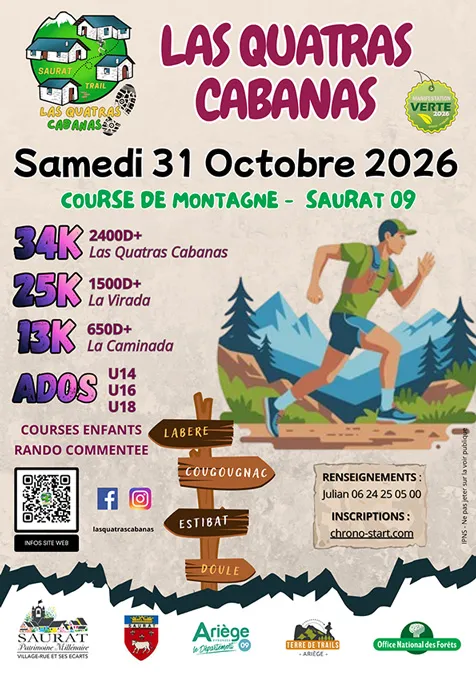 Las Quatras Cabanas – Saurat 2026 Guide Inscription Résultats