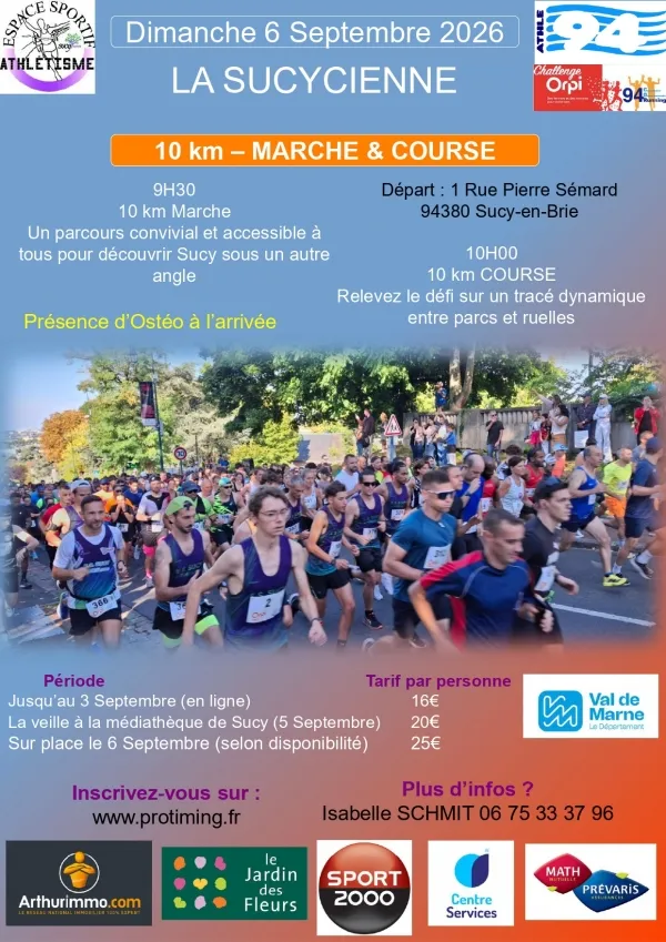 La Sucycienne 2026 Guide Inscription Résultats