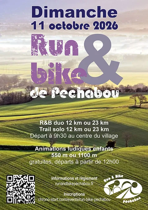 Run & bike de Pechabou 2026 Guide Inscription Résultats