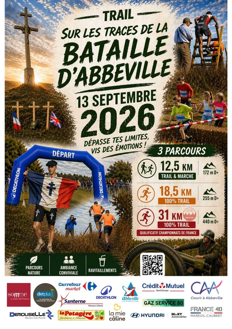 Sur les Traces de la bataille d&rsquo;Abbeville 2026 Guide Inscription Résultats