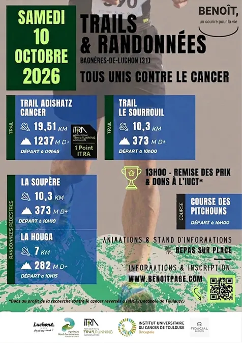Trail Adishatz cancer 2026 Guide Inscription Résultats