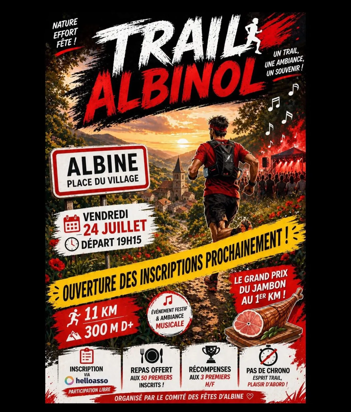 Trail Albinol 2026 Guide Inscription Résultats