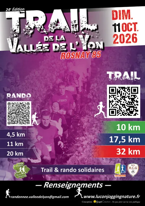 Trail de la vallee de l&rsquo;Yon 2026 Guide Inscription Résultats