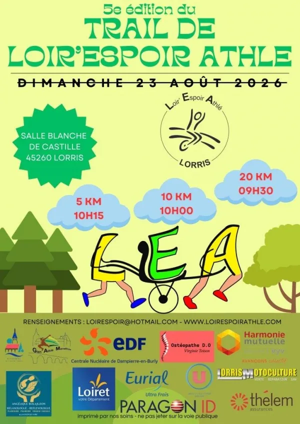 Trail de Loir Espoir Athlé 2026 Guide Inscription Résultats
