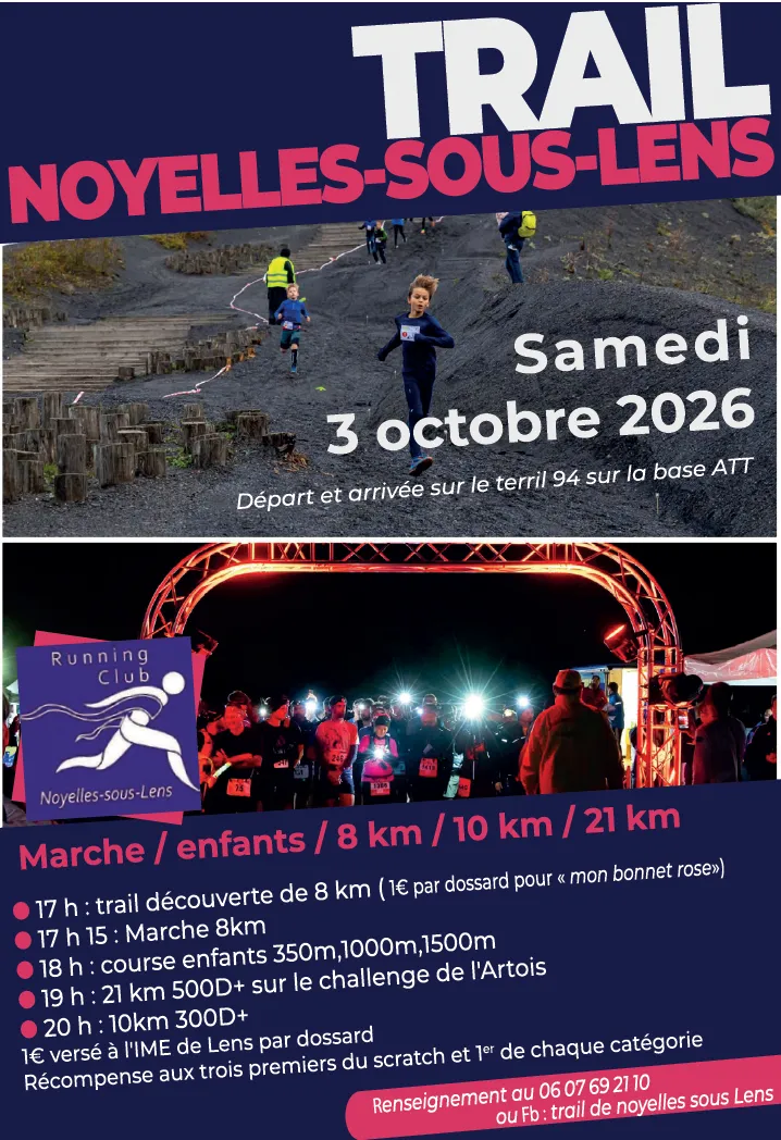 Trail de Noyelles sous Lens 2026 Guide Inscription Résultats
