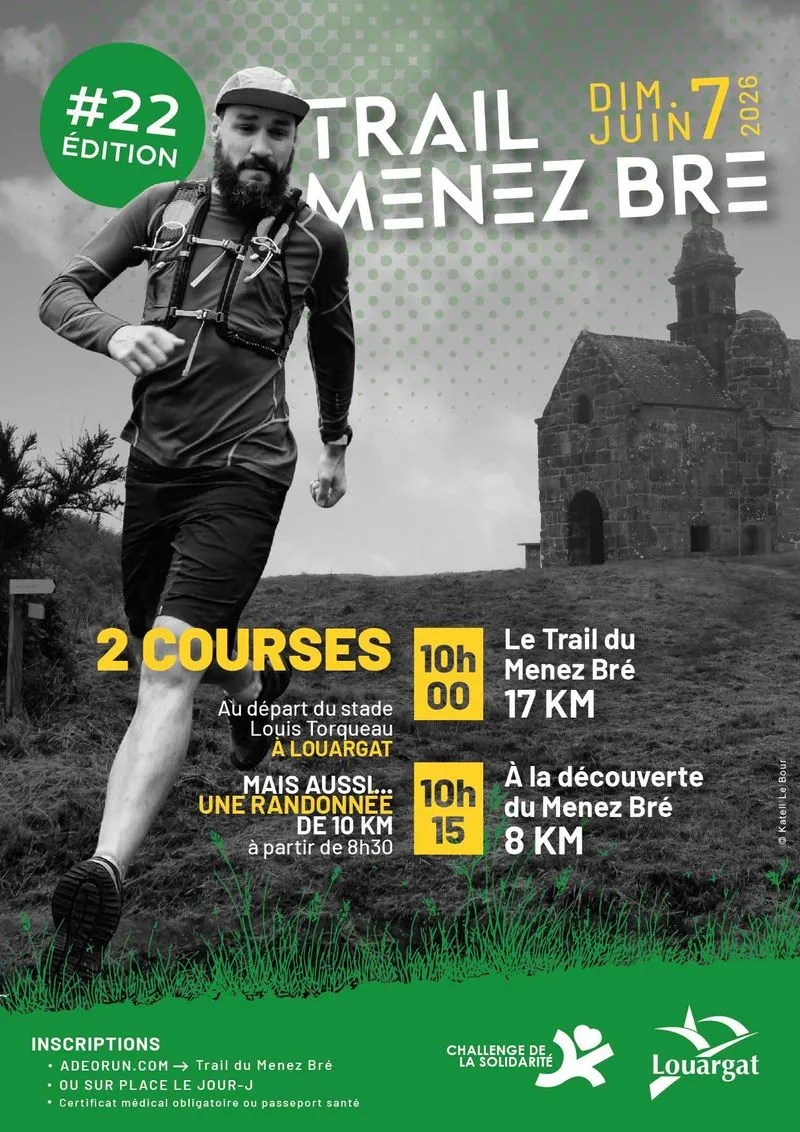 Trail du Menez Bré 2026 Guide Inscription Résultats