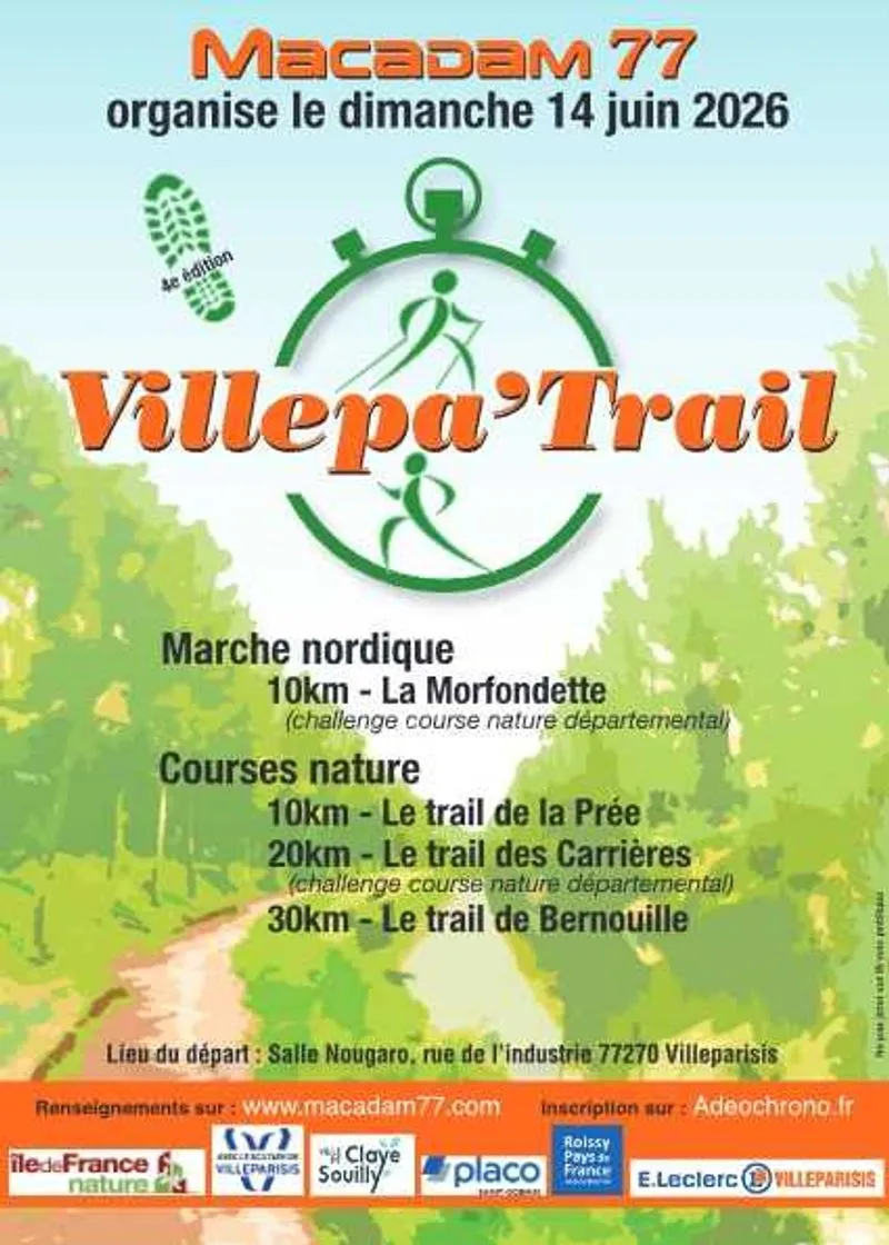 Villepa&rsquo;Trail 2026 Guide Inscription Résultats