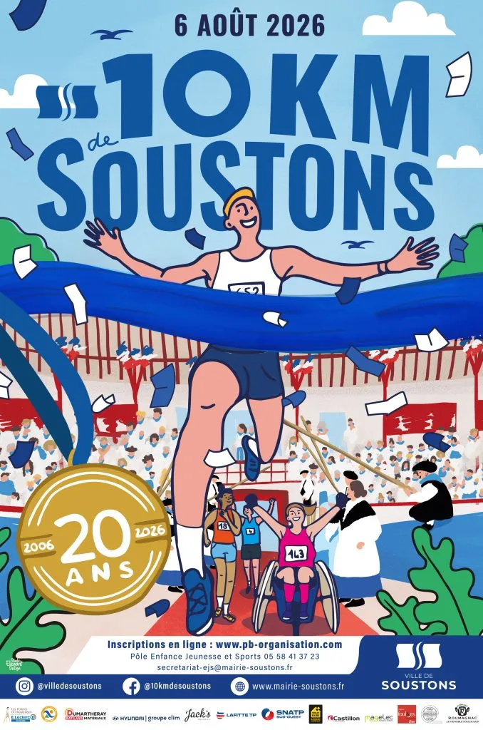 10 km de Soustons 2026 Guide Inscription Résultats