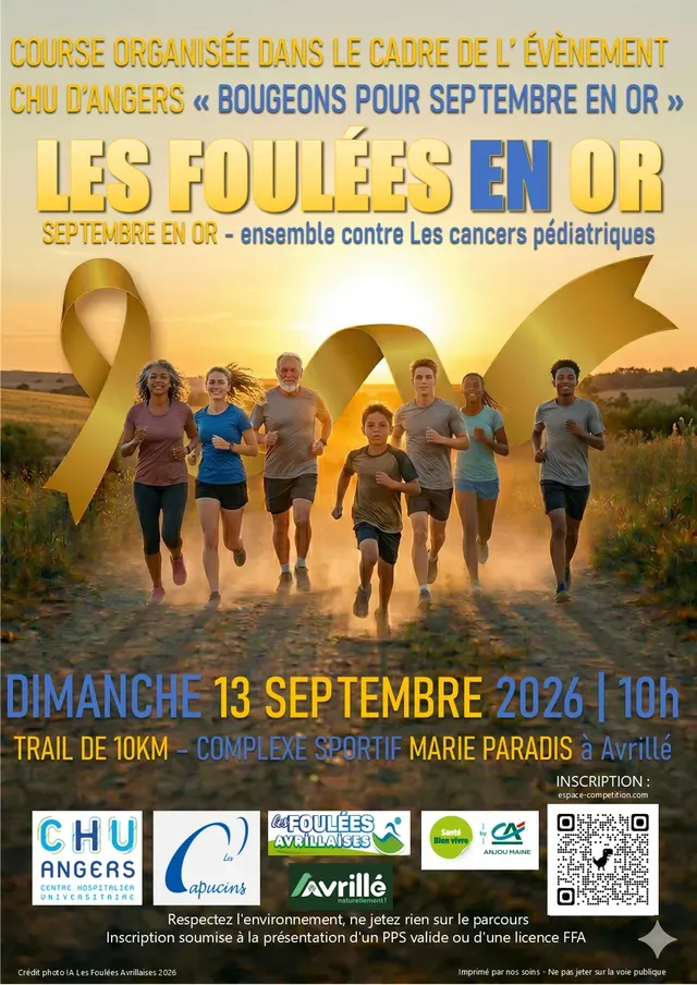 Foulees en Or Avrillé 2026 Guide Inscription Résultats