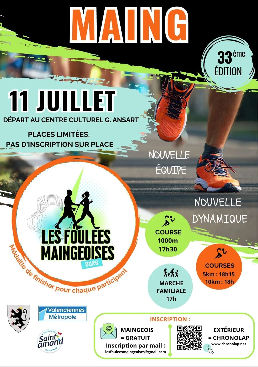 Foulées Maingeoises 2026 Guide Inscription Résultats
