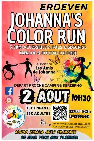 Johanna&rsquo;s Color Run 2026 Guide Inscription Résultats