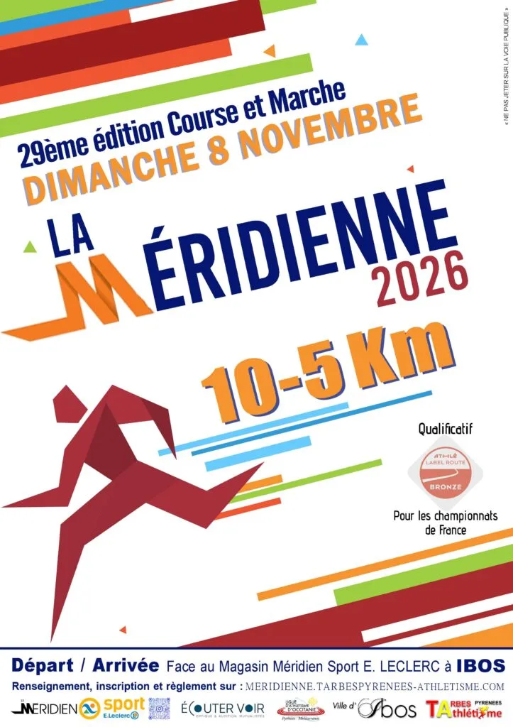 La Méridienne – Ibos 2026 Guide Inscription Résultats