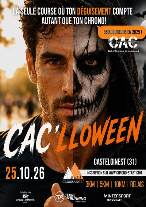 Les 10 km de Castelginest Cac&rsquo;lloween 2026 Guide Inscription Résultats