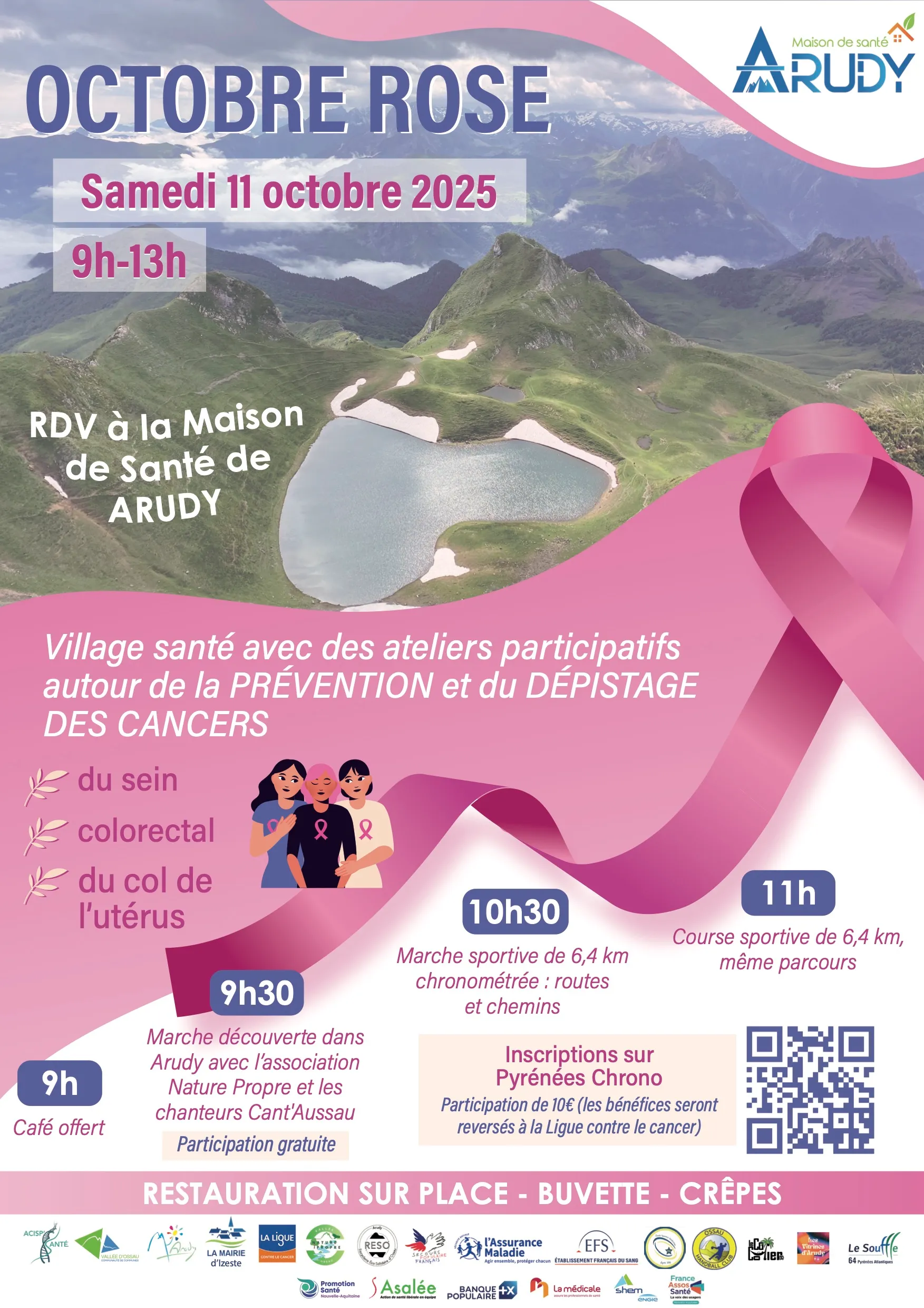 Octobre Rose d&rsquo;Arudy 2026 Guide Inscription Résultats
