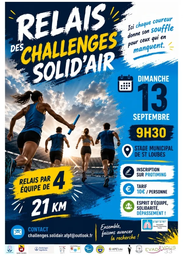 Relais des Challenges Solid&rsquo;air 2026 Guide Inscription Résultats