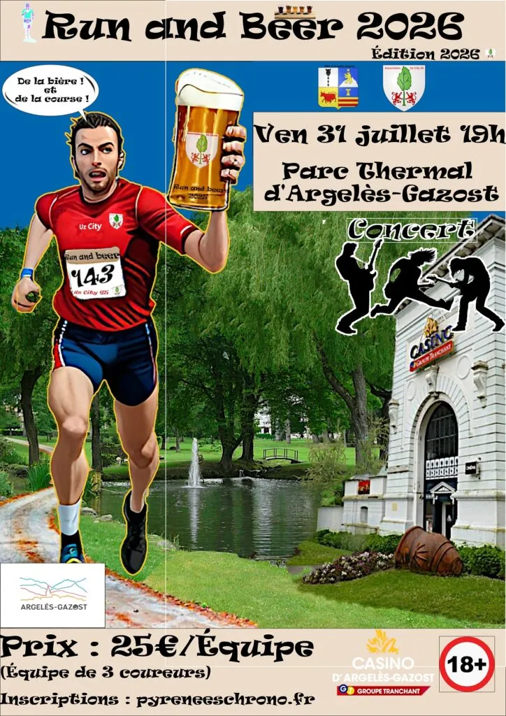 Run and Beer Argeles Gazost 2026 Guide Inscription Résultats