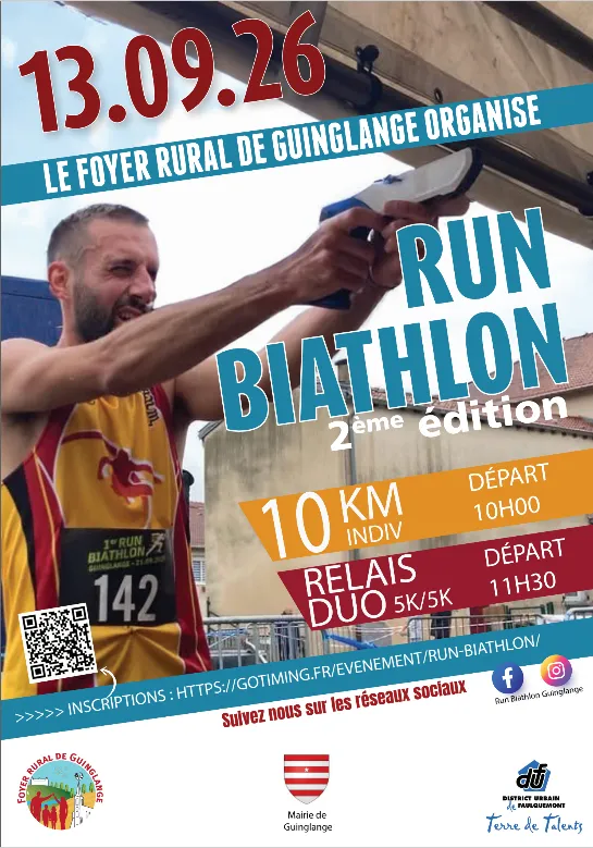 Run Biathlon Guinglange 2026 Guide Inscription Résultats