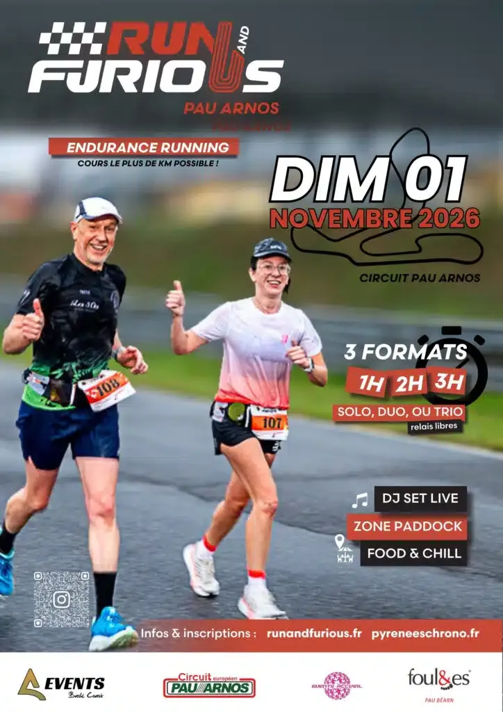 Run & Furious Arnos 2026 Guide Inscription Résultats