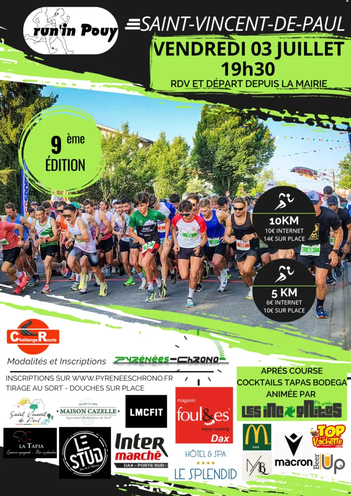 Run&rsquo;In Pouy 2026 Guide Inscription Résultats