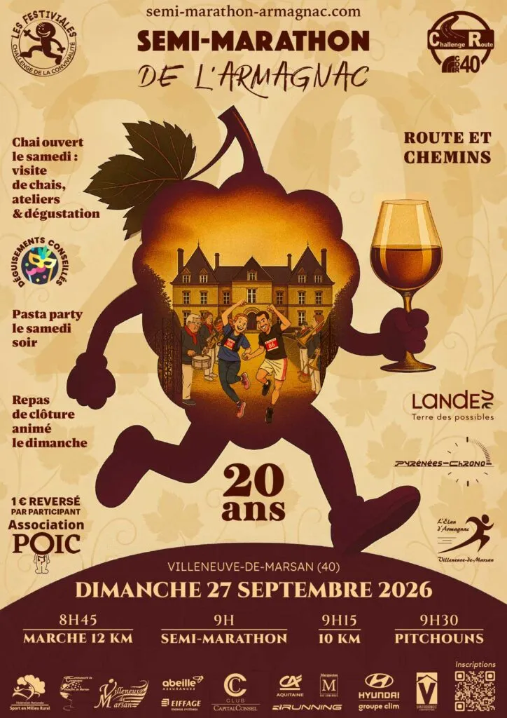 Semi marathon de l&rsquo;Armagnac 2026 Guide Inscription Résultats