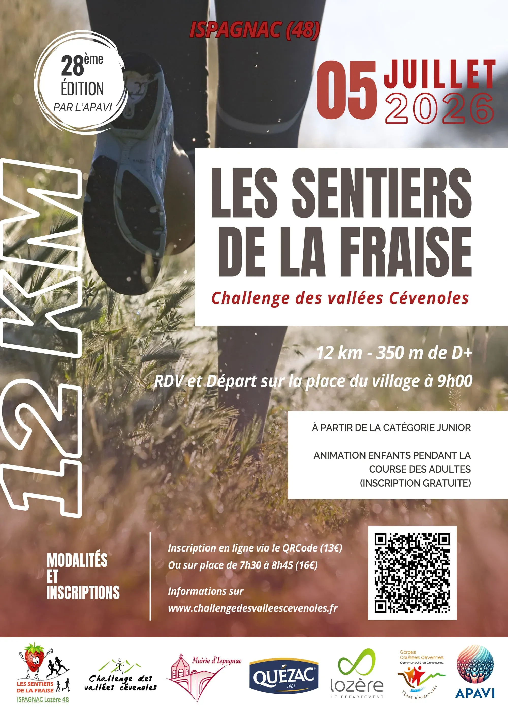 Sentiers de la Fraise 2026 Guide Inscription Résultats