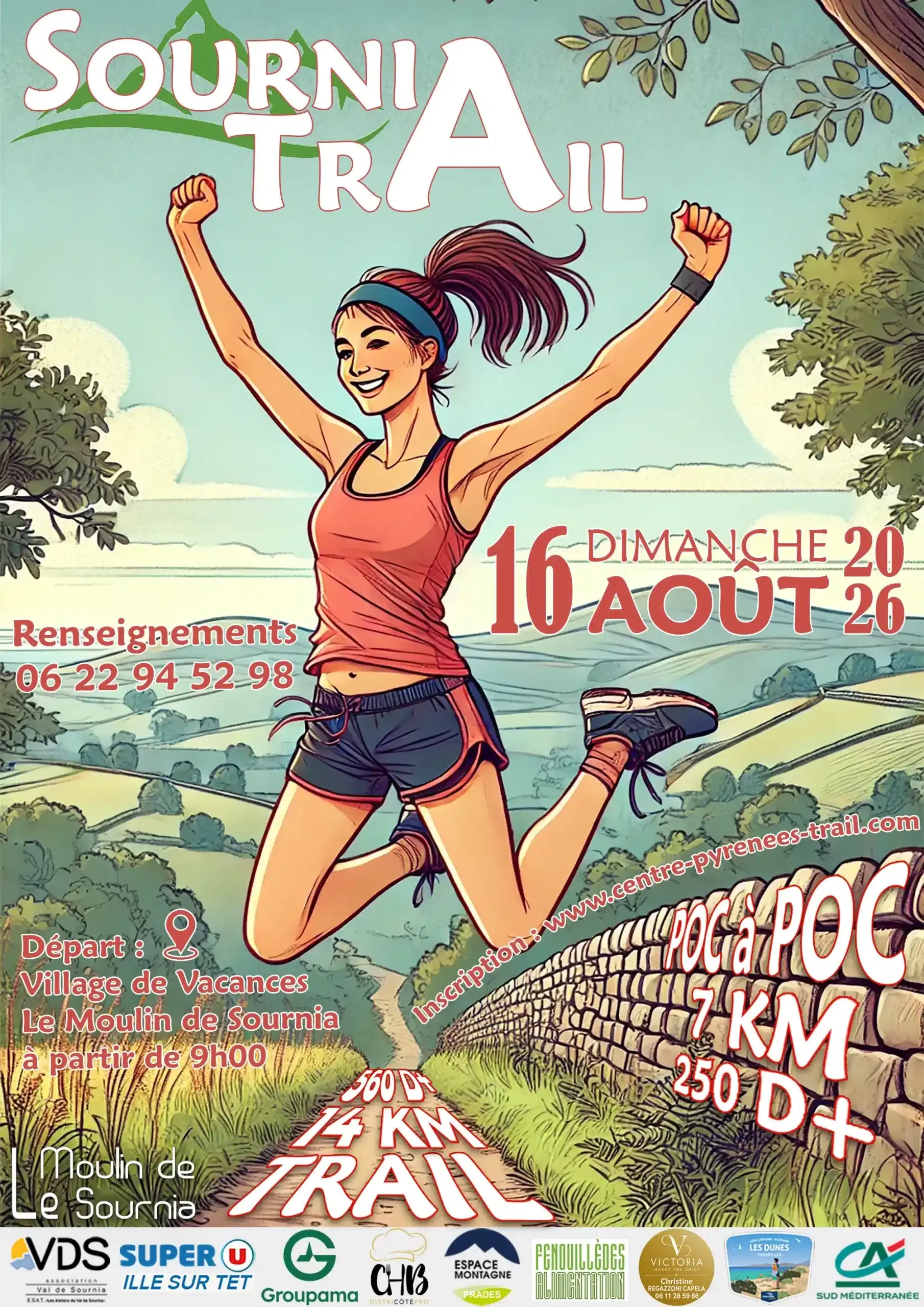Sournia trail 2026 Guide Inscription Résultats