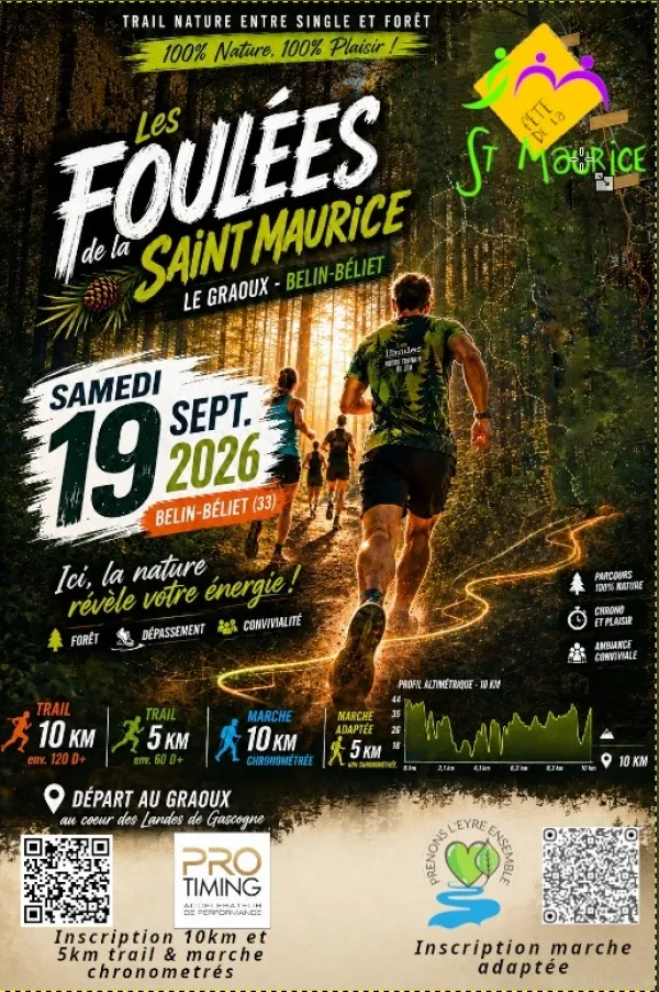 Trail de Belin Béliet 2026 Guide Inscription Résultats