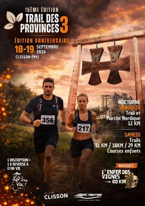 Trail des 3 Provinces 2026 Guide Inscription Résultats