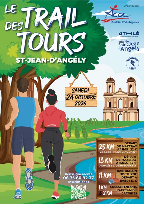 Trail des Tours Saint Jean d&rsquo;Angély 2026 Guide Inscription Résultats