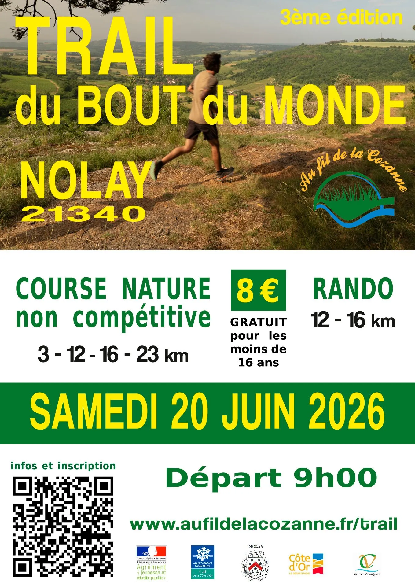 Trail du Bout du Monde – Nolay 2026 Guide Inscription Résultats