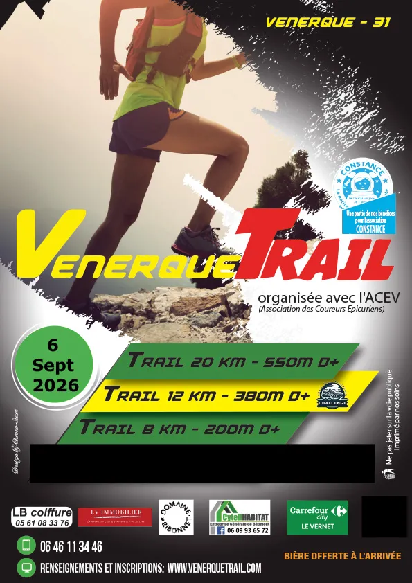 Venerque Trail 2026 Guide Inscription Résultats
