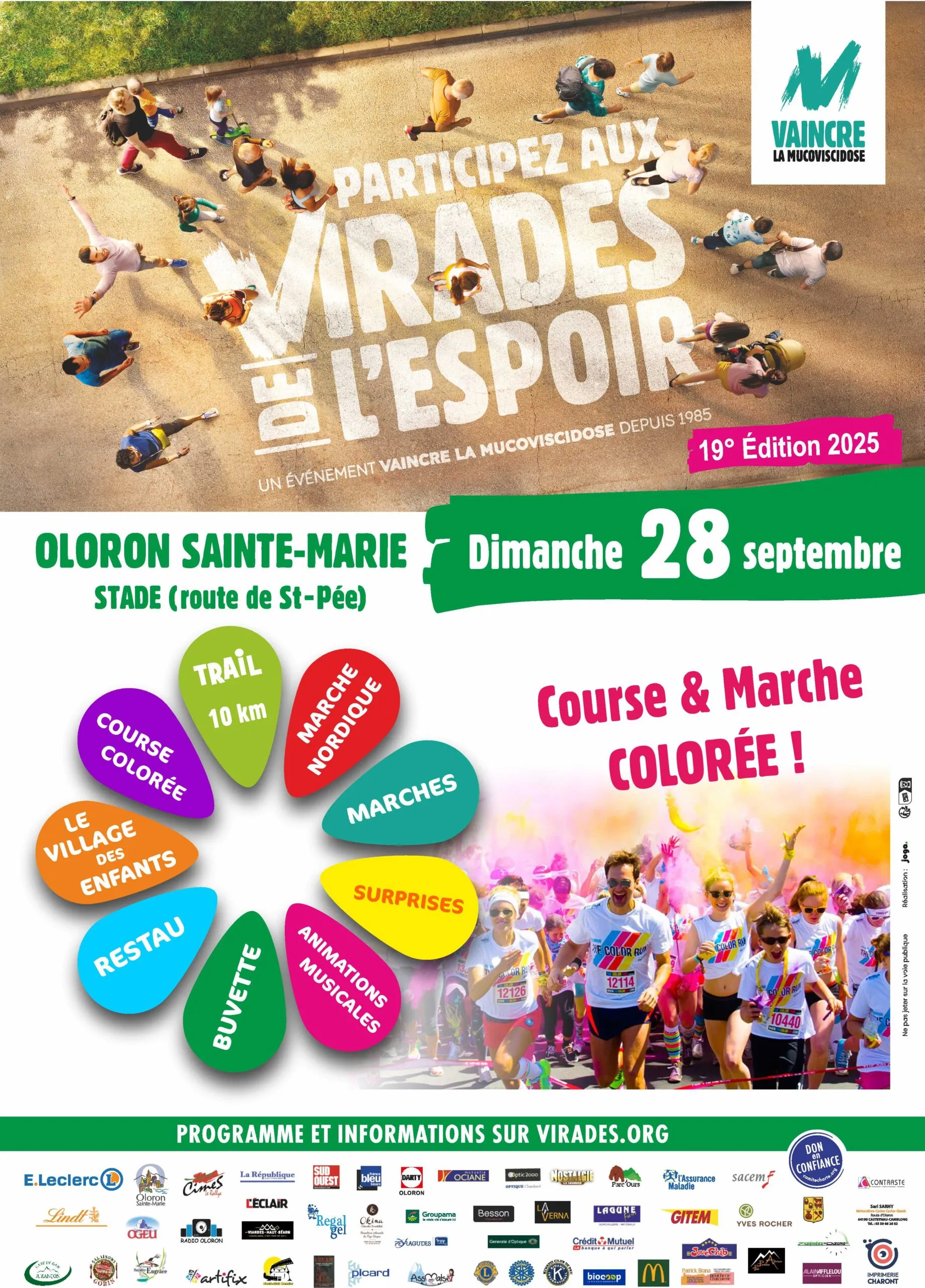 Virades de l&rsquo;Espoir Oloron Sainte Marie 2026 Guide Inscription Résultats