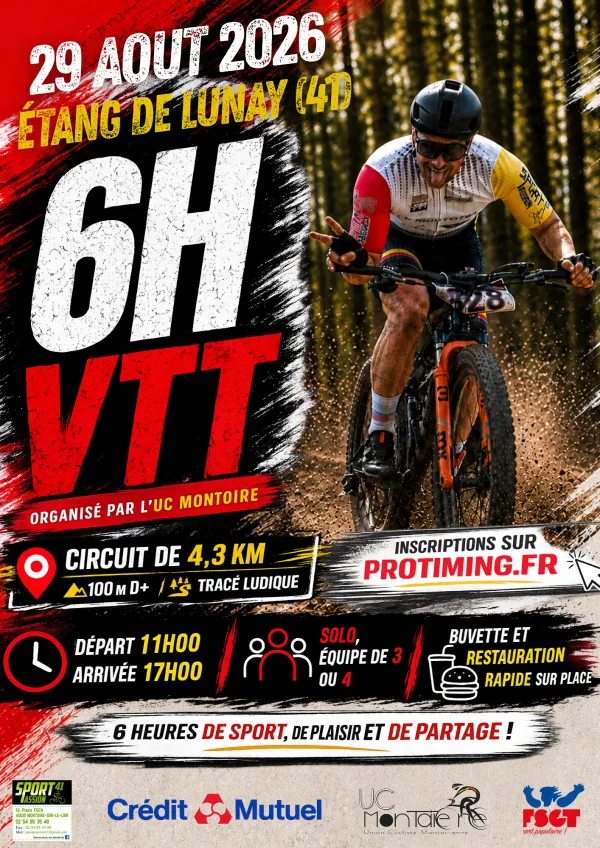 6h VTT de Lunay 2026 Guide Inscription Résultats